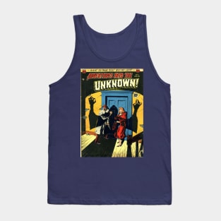 Haunted House Comic Cover Tank Top